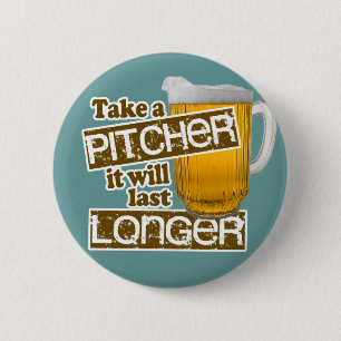 Funny Beer Drink Parody Button