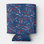 Funny Beer Drinker Patriotic Pickleball Party Team Dosenkühler (Rückseite)