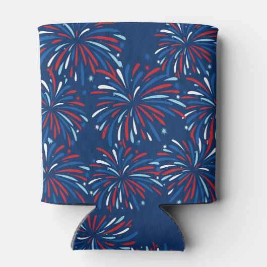 Funny Beer Drinker Patriotic Pickleball Party Team Dosenkühler (Rückseite)