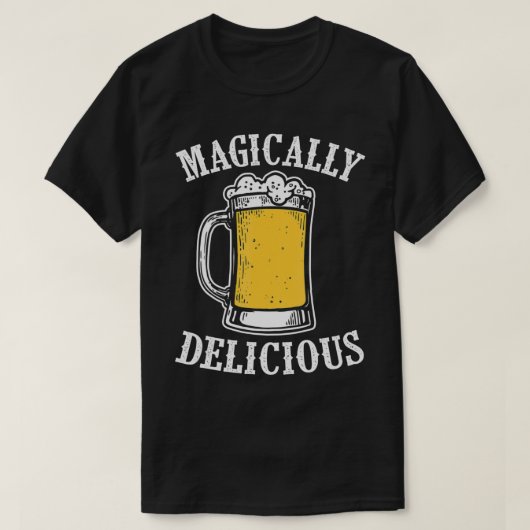 Funny Beer Drinking St Patrick's Day Magic Del T-Shirt (Design vorne)