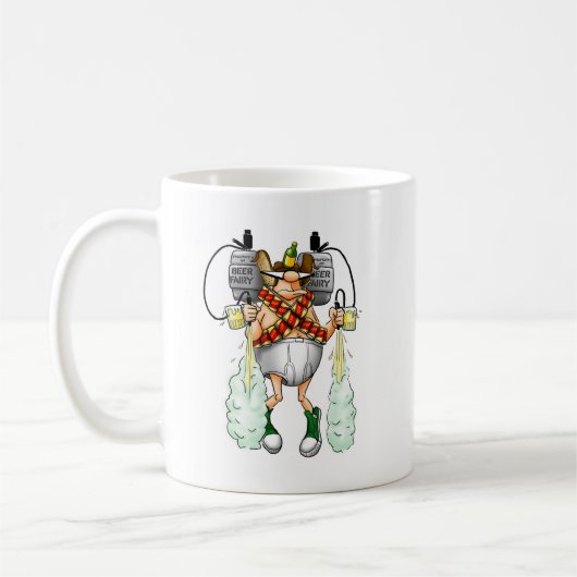 Funny Beer Fairy Tasse Gift (Links)
