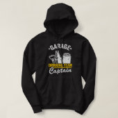 Funny Beer Garage Drinker Garage Drink Team Cap Hoodie (Design vorne)