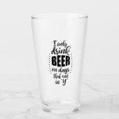 Funny Beer Glass Glas (Vorderseite)