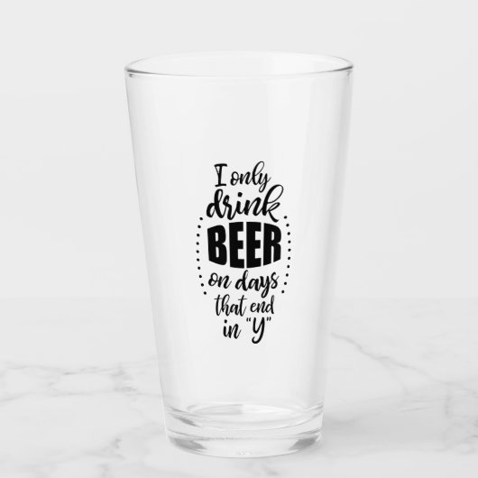 Funny Beer Glass Glas (Vorderseite)