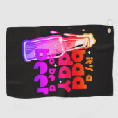 Funny Beer Golf Towel Its a Bad Day to Be a Beer Golfhandtuch (Horizontal)