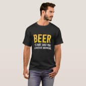 Funny Beer ist nicht nur zum Frühstück noch mehr T-Shirt (Vorne ganz)
