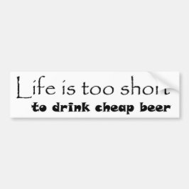 Funny beer joke saying sarcastic saying gift idea autoaufkleber