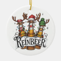 Funny Beer Keramik Ornament