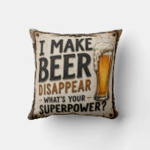 Funny Beer  Kissen (Rückseite)