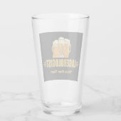 Funny Beer Lagerologe Glas (Rückseite)