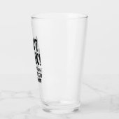 Funny Beer Lover Glas (Links)