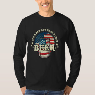 Funny Beer Lover seinen schlechten Tag, um ein kal T-Shirt