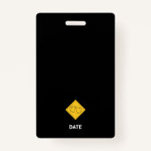 Funny Beer Lovers Bachelor Party Hochzeit Ausweis (Rückseite)