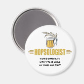 Funny Beer Magnet (Vorderseite/Rückseite)