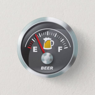 Funny - Beer Meter Fülle der Spur Button