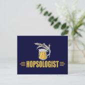 Funny Beer Postkarte (Stehend Vorderseite)