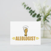 Funny Beer Postkarte (Stehend Vorderseite)