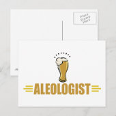 Funny Beer Postkarte (Vorne/Hinten)