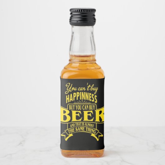 Funny Beer Quote Alkoholflaschenetikett (Vorderseite)