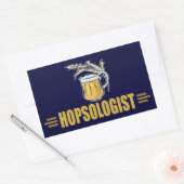 Funny Beer Rechteckiger Aufkleber (Umschlag)