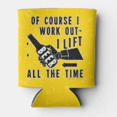 Funny Beer Spaß Out mit Lichtlager Bubbles Dosenkühler (Vorderseite)