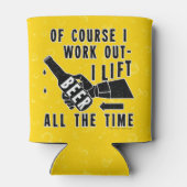 Funny Beer Spaß Out mit Lichtlager Bubbles Dosenkühler (Rückseite)