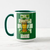 Funny Beer St Patrick’s Day Shirt – caneca Tasse (Links)