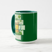 Funny Beer St Patrick’s Day Shirt – caneca Tasse (Vorderseite Links)