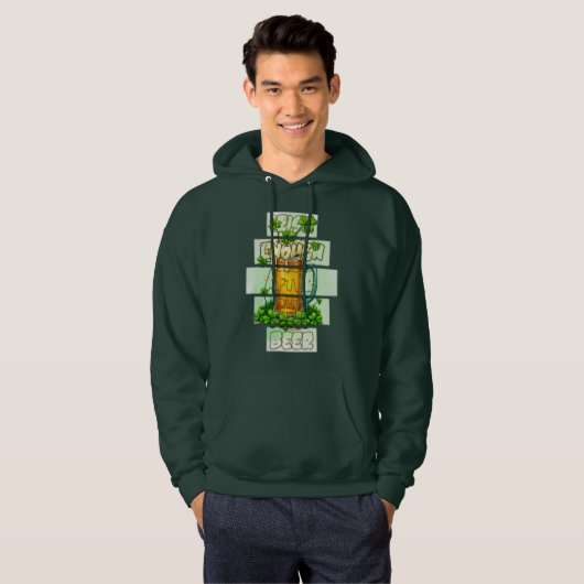 Funny Beer St Patrick’s Day Shirt – moletom (Vorne ganz)