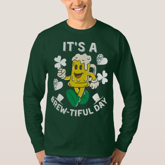 Funny Beer St. Patrick's Day T-Shirt (Vorderseite)