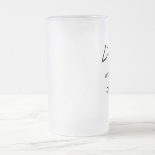 Funny beer steins einzigartige Spaß Geschenke Idee Mattglas Bierglas (Mittel)