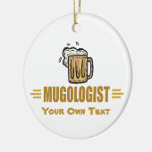 Funny Beer Tasse Keramikornament (Links)