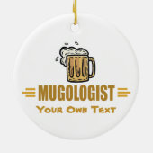 Funny Beer Tasse Keramikornament (Hinten)