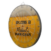 Funny Beer thematisiert "man Grove" Dartboard Dartscheibe (Vorderseite rechts)