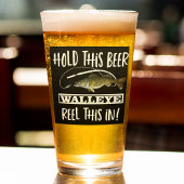 Funny Beer Walleye Fishing Puff Fisherman Fish Glas