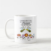Funny Bees in May Blume Gardener Kaffeetasse (Links)