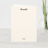 Funny Beet Birthday Card – Turn Up the Beet Karte (Rückseite)