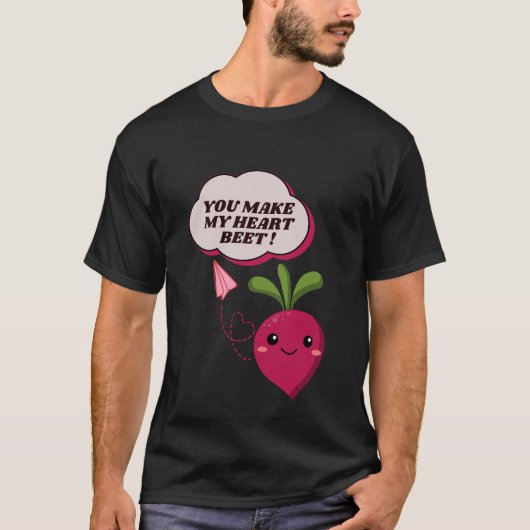 Funny Beet Pub Heart Beet T-Shirt (Vorderseite)