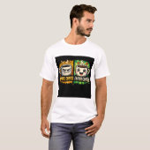 Funny Before Coffee After Coffee Cartoon Coffee T-Shirt (Vorne ganz)