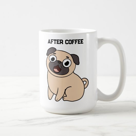 Funny Before Coffee After Coffee Mops Tasse (Rechts)