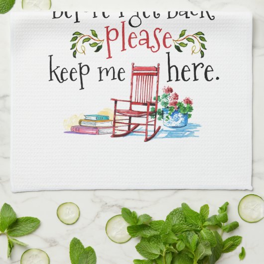 Funny Befuddled Senior Butterfly Kittuch Geschirrtuch (Gefaltet)