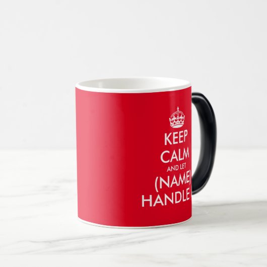Funny Behalt Calm Farbveränderung Morphing Tasse (VorderseiteRechts)