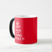 Funny Behalt Calm Farbveränderung Morphing Tasse (Vorderseite Links)
