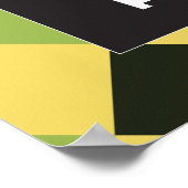 Funny Behalt Calm Golf Poster (Ecke)