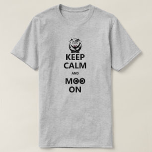 Funny Behalt Calm Zitat Puff T-Shirt
