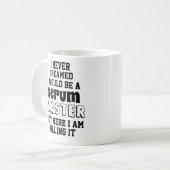 Funny behalten ruhiger Scrum Master ist hier Kaffeetasse (Vorderseite Links)