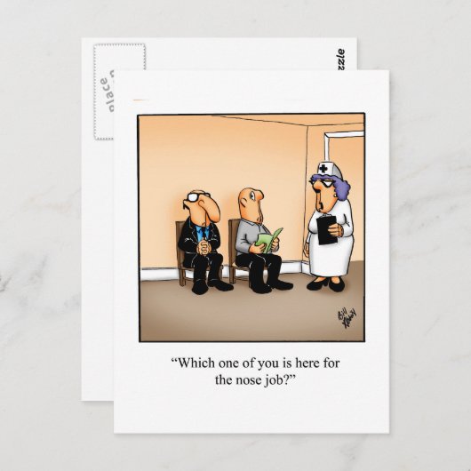 Funny Behaltend in Touch Postkarte (Vorne/Hinten)