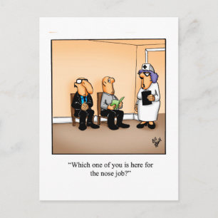 Funny Behaltend in Touch Postkarte