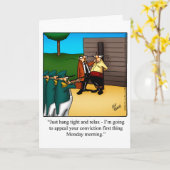 Funny Behaltend in Touch Spaß Grußkarte Karte (Gelbe Blume)