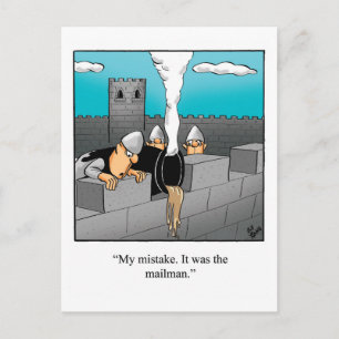 Funny Behaltend in Touch Spaß Postkarte